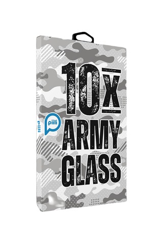 Piili Armyglass 10x Apple iPhone Uyumlu 17 Pro Max Ultra Dayanıklı Ekran Koruyucu Uygulama Aparatlı