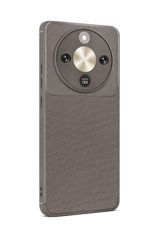 Huawei Honor Magic 8 Lite Karbon Silikon Case Kapak Gri
