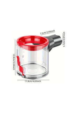 İle Uyumlu V7 V8 Sv10 Sv11 Kablosuz Süpürge Şeffaf Yedek Toz Kabı