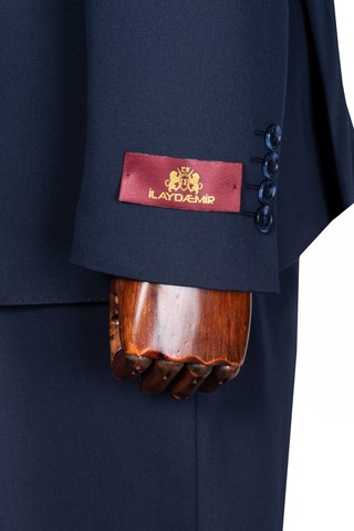 İlayda Emir Luxury, İtalyan Kesim,slim Fit, Kruvaze, Erkek Takım Elbise Lacivert