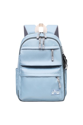 Kore Tarzı Şık Ve Fonksiyonel Büyük Kapasiteli Kız Öğrenci Sırt Çantası, Okul Ve Günlük Kullanım İçin Moda Tasarım MAvi