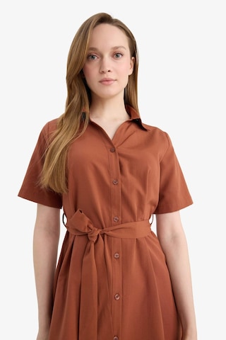 Defacto A Kesim Poplin Midi Elbise E7114ax26spbr228 Bordo-br228
