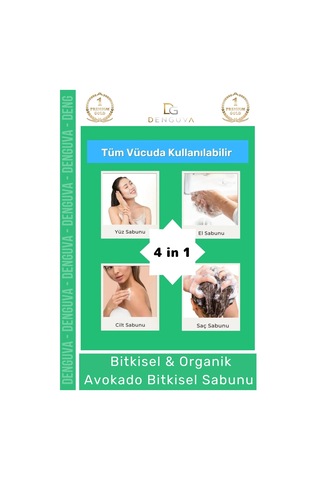 100% Doğal Güzel Kokulu El Yüz Saç Vücut Cilt Onaran Kolajen Etkili Avokado Bitkisel Sabun 3 Adet Karışık