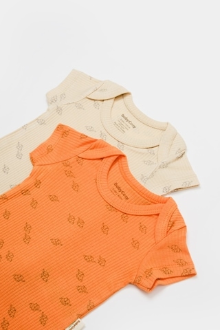 Organik Modal Fil Baskılı 2 Li Kısa Kollu Badi Csym11217 001