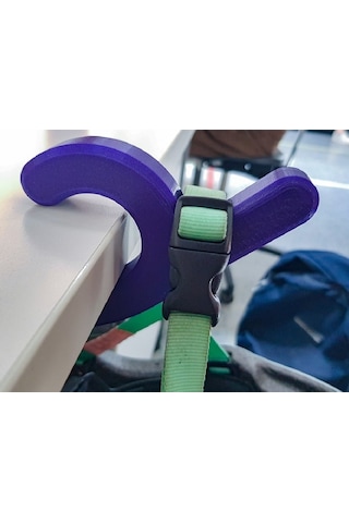 Öğrenci Okul Çanta Sıra Askısı Sarı Kırmızı