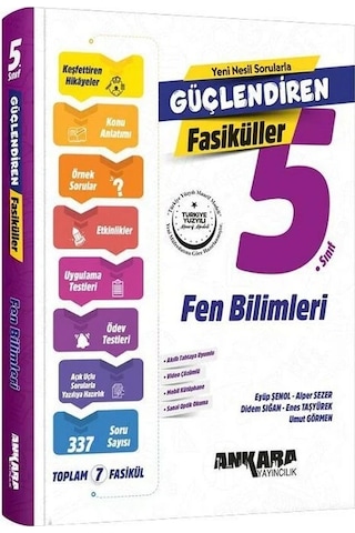 5. Sınıf Fen Bilimleri Güçlendiren Fasiküller Ankara Yayıncılık 5. Sınıf Fen Bilimleri Güçlendiren Fasiküller Ankara Yayıncılık