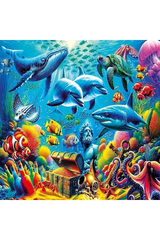 20825 Puzzle 1000 Treasure Under The Sea