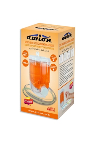 Awion Sıvı Sabunluk 1000 ML Şeffaf Beyaz
