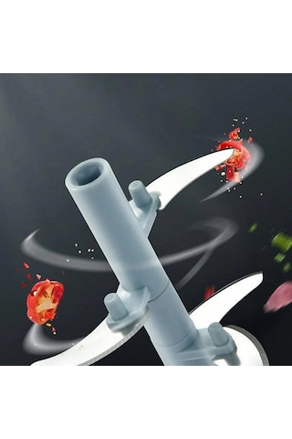 Zyzqstore 500/900 Ml Manuel Et Kıyma Sarımsak Kıyıcı Döndür Sarımsak Presi Çok Renkli Ev Dekorasyonu Çok Renkli