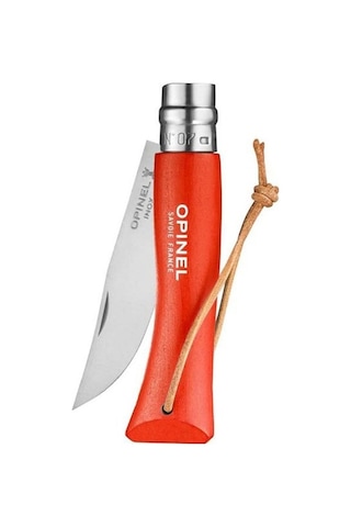 Opinel Inox Trekking 7 No Paslanmaz Çelik Çakı - Turuncu