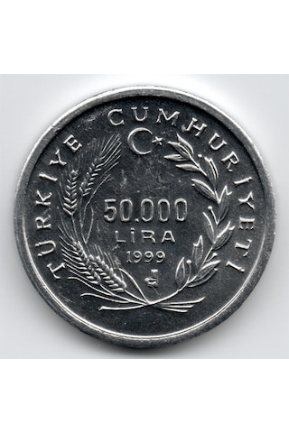 F.a.o. 50.000 Lira 1999 Şarapçılık Çil Eski Madeni Para