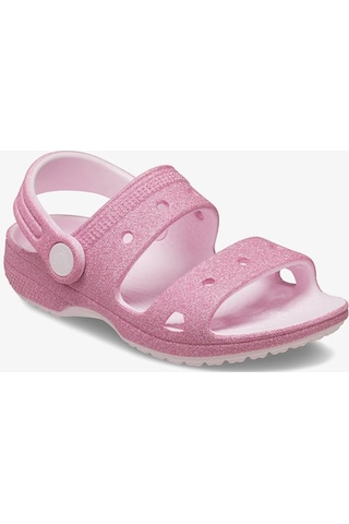 Crocs Classic Glitter Çocuk Pembe Sandalet