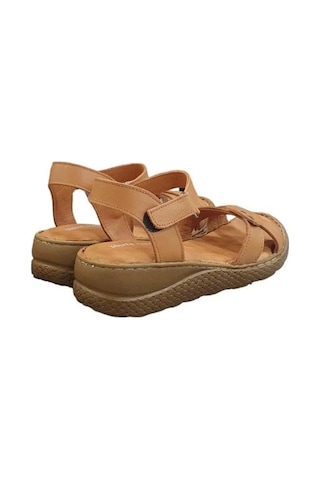 Pierre Cardin Deri Anatomik Bayan Sandalet Ayakkabı 001
