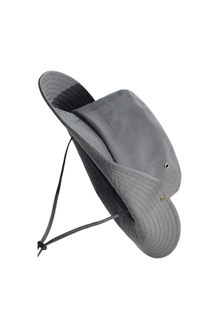 Tezzgelsin Unisex Yazlık Katlanabilir Safari Fötr Şapka Füme