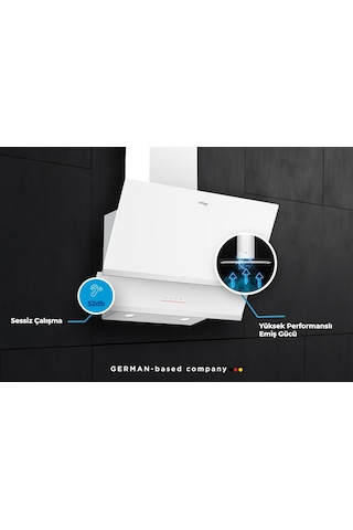 Tommatech TDE6001WG Duvar Tipi Davlumbaz  60 Cm