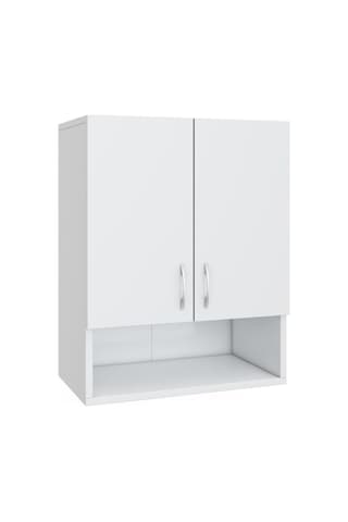 Çok Amaçlı Banyo Duvar Dolabı Kiler Dolabı Mdf Beyaz