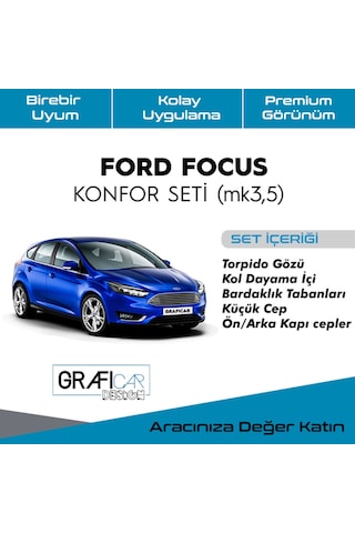 Ford Focus Mk3,5 Konfor Seti -Araç Içi Ses Giderici Kumaş Kaplama (449865618)