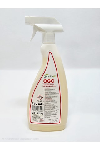 Maestrowin Ogc Ağır Yağ Çözücü Ve Fırın Temizleyici 750 Ml Maestrowin Ogc Ağır Yağ Çözücü Ve Fırın Temizleyici 750 Ml