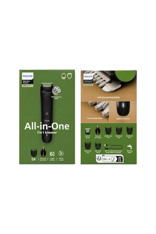 Philips 7in1 3000 Serisi Erkek Bakım Seti Saç Sakal Tıraş Makinesi + 100 Ml Erkek Parfüm