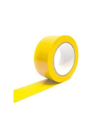 Yer Işaretleme Bandı Pvc 50Mm X 30M Sarı Renk
