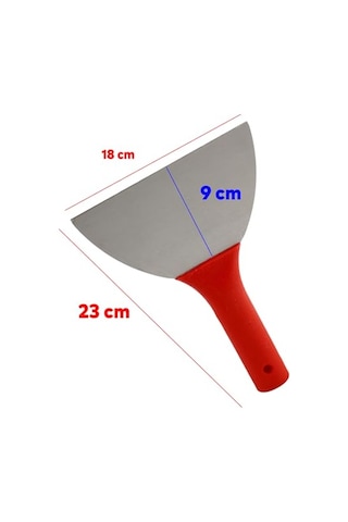 Feyzayapı Plastik Saplı Metal Spatula Sıva Duvar Macun Boya Kazıma Ispatulası 18 Cm Takılabilir Sap