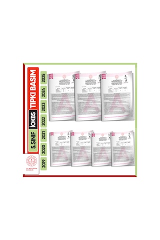2027 5.Sınıf İOKBS-BURSLULUK Çıkmış Soru Tıpkı Basım 8li Deneme Paketi PDF/Video Çözümlü Türkiye G.