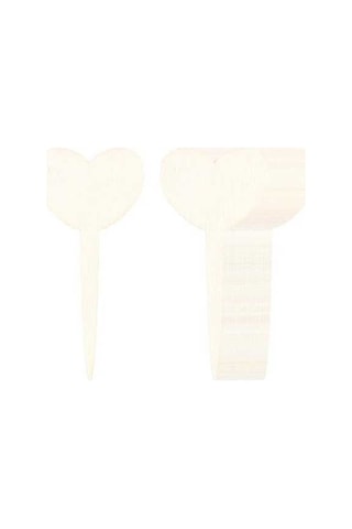 Trendooze Homyl 50 Adet Bitki Kalp Şekil Saksı Etli Ekici Adı Etiketleri