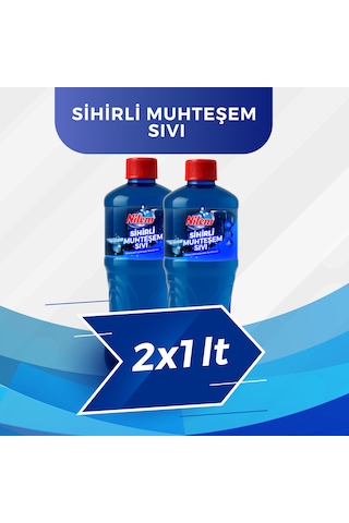 Nilem Sihirli Muhteşem Sıvı Fayans ve Duşakabin Temizleyici 2 x 1 L