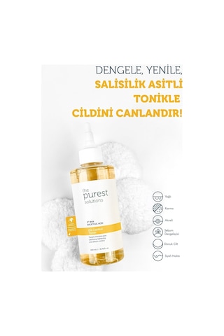 The Purest Solutions Yağlı Ve Karma Cilt Salisilik Asit Tonik 200 ML