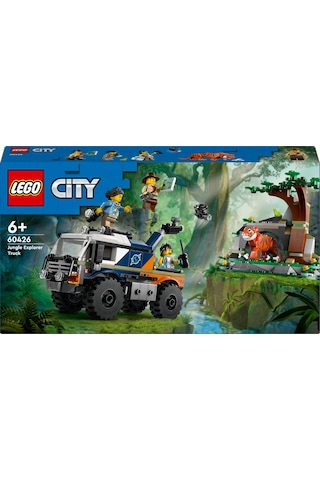 LEGO® City Orman Kaşifinin Arazi Kamyonu 60426 - 6 Yaş & Üzeri Çocuklar için Yaratıcı Oyuncak Yapım Seti (314 Parça)