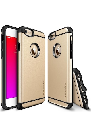 Ringke Max Apple Uyumlu iPhone 6s Plus/ 6 Plus İle Kılıf Royal Gold