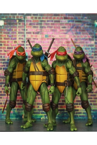 Xianwen Suofeng Neca Ninja Kaplumbağalar 1990 Film Michelangelo