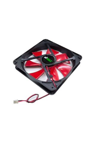 14 Cm 12v 2 Pinli Fan 14 14 2.5cm Ölçülerinde 12 Volt 2 Pimli Soğutucu Fan
