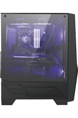 MSI MAG Forge 100M Temperli Cam 2x RGB 1x120 MM Fan ATX Bilgisayar Kasası