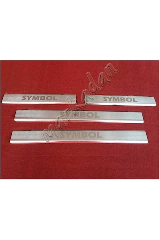 Db Chrome Renault Symbol Kapı Eşiği 2009-2012 4 Parça Paslanmaz Ç