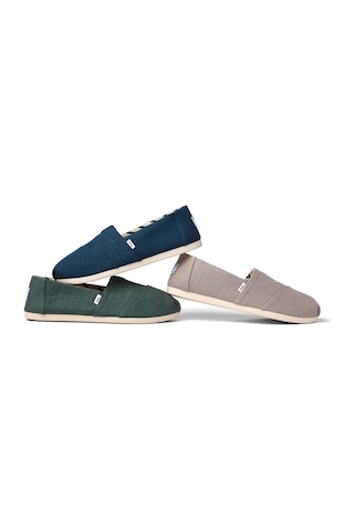 10017741 Morning Dove Espadril / Keten Kadın 10017741 Toms Alpargata Classic Heritage Canvas Mornin Gri