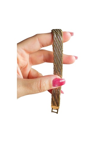 14k Gold Renkli Vip Seri Hasır Bileklik Gold