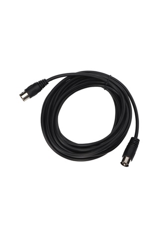 Springsun 5m Dın 8pin Erkek-erkek Bağlantı Kablosu - Çift Koruma, Saçma Sızma Reduksiyonu, Net Sinyal Aktarımı, Pvc Malzeme