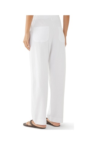 Lesétres Tapered Kesim Cep Pantolonu Beyaz