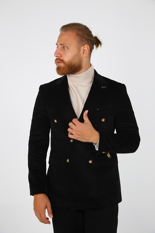 Brango 30152 Erkek Blazer Ceket Siyah