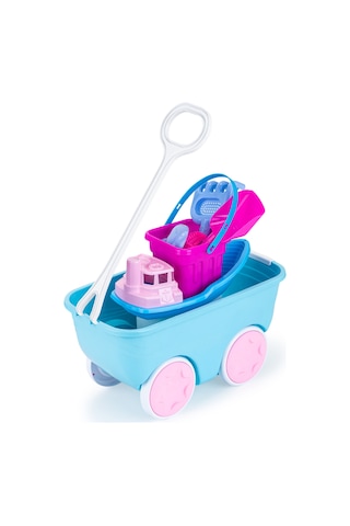 Erdem Toys Gezgin Vagon Oyun Seti Balıkçı Tekneli Kovalı - Turkuaz
