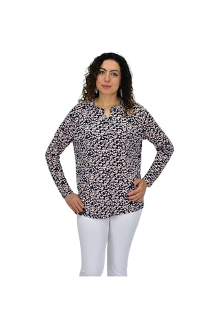 Kadın Uzun Kol Düğmeli Bluz Bgl-st04683 Pudra