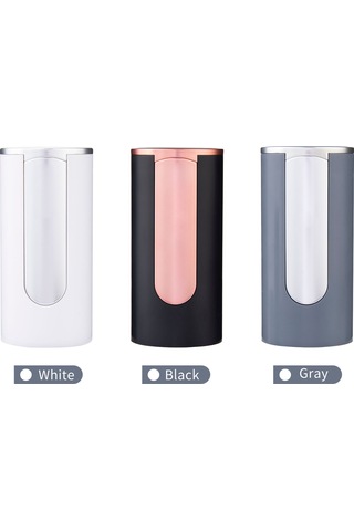 Leezsing Katlanabilir Su Şişesi Dağıtım Pompası Usb Şarj Edilebilir Su Geçirmez İçme Suyu Dağıtım Pompası Beyaz