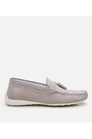 Hotiç Erkek Süet Deri Gri Püskül Detaylı Günlük Loafer 02ayh305540a200 Açık Gri-lıght Grey Açık Gri