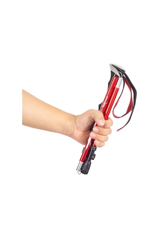 Leezsing Uzun Siyah 5 Bölümlü Alüminyum Trekking Çubuğu - Ultra Hafif, Katlanabilir, 110-130cm - Dağ Yürüyüşü, Tırmanma İçin Çok Renkli