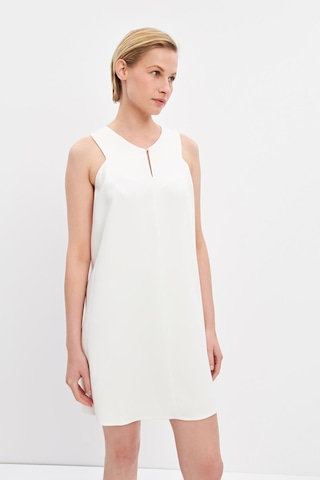 Stella Pulvis Beyaz Halter Yaka Mini Elbise Beyaz