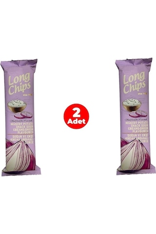 Long Chips Soğan Ve Ekşi Krema Aromalı Patates Cipsi 75 G 2 Adet