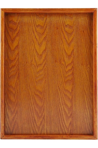 Servis Tepsisi, Dikdörtgen Ahşap Çay Tepsisi Otel Ev Mutfak Tepsileri Atıştırmalık Tepsisi Kahvaltı Tepsisi Gıda Saklama Kabı 36 27cm