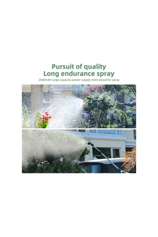 Neevoyu Ev Bahçesi Sulama Aleti: Elektrikli Sprey Topu, Çelik Gövde, 3 Farklı Başlık, Geniş Yayılma, 5m Boru, Batarya Göstergeli