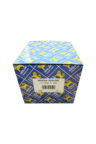 Arslan Mamulleri Köpek Zinciri 2.5 MM x 2 Mt - 12 Adet Diğer